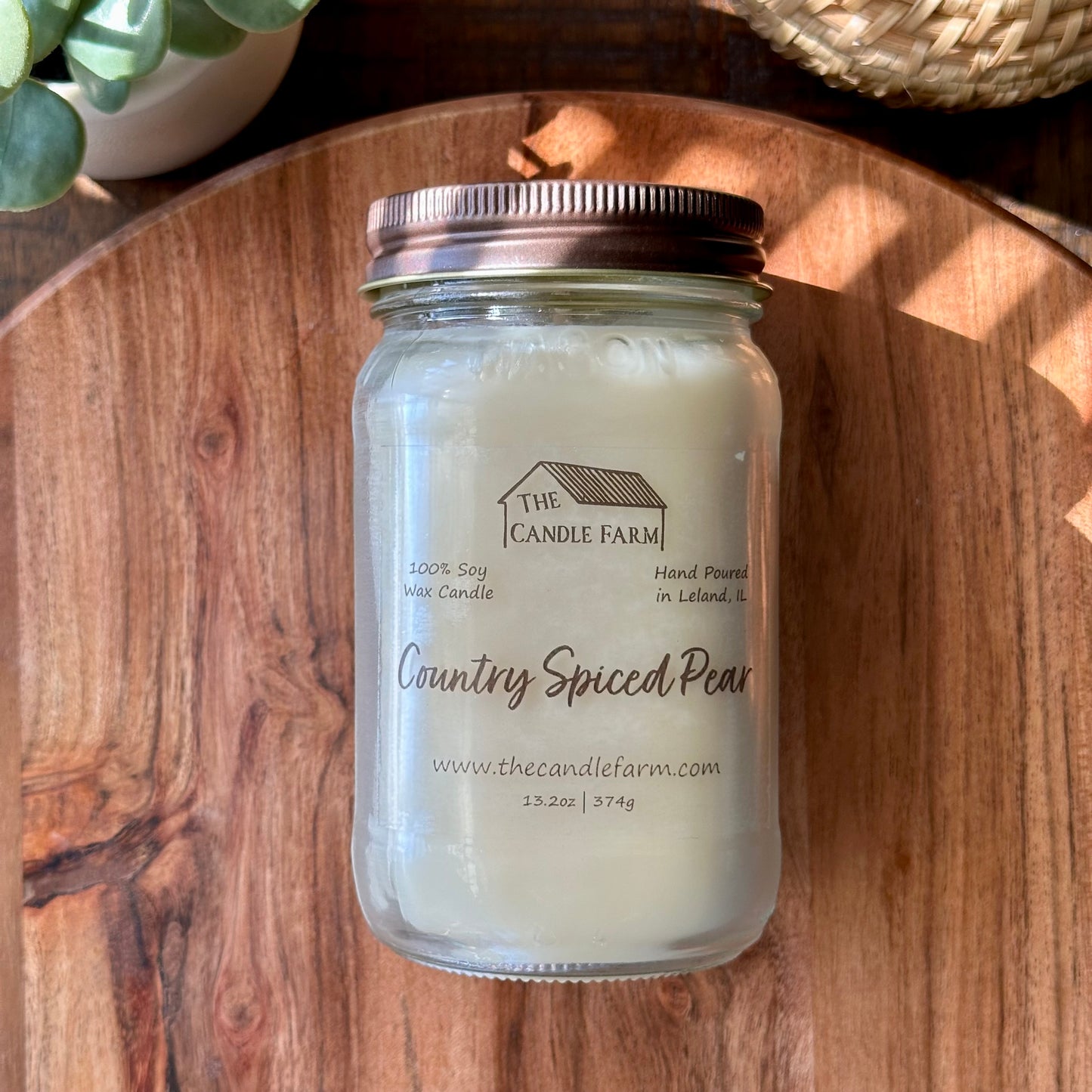 Country Spiced Pear 16 oz candle