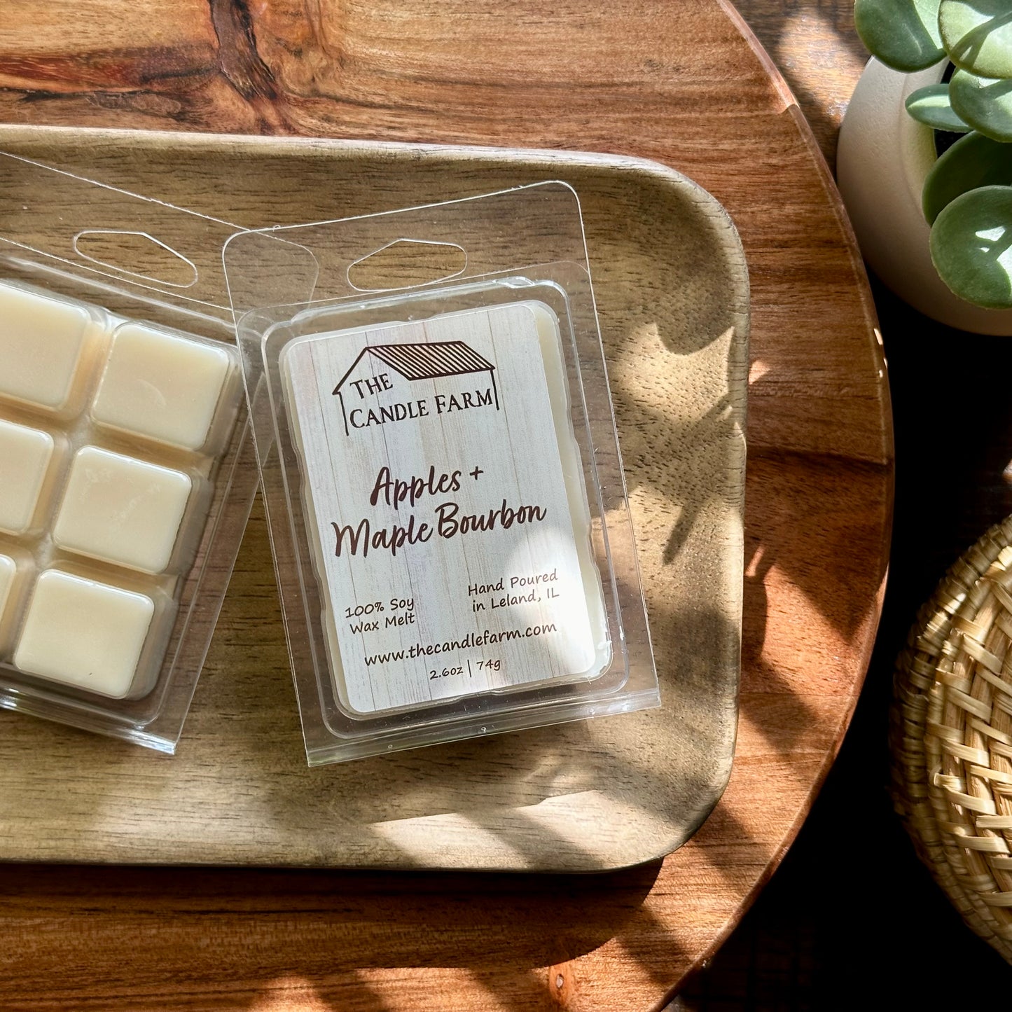 Apples + Maple Bourbon wax melt