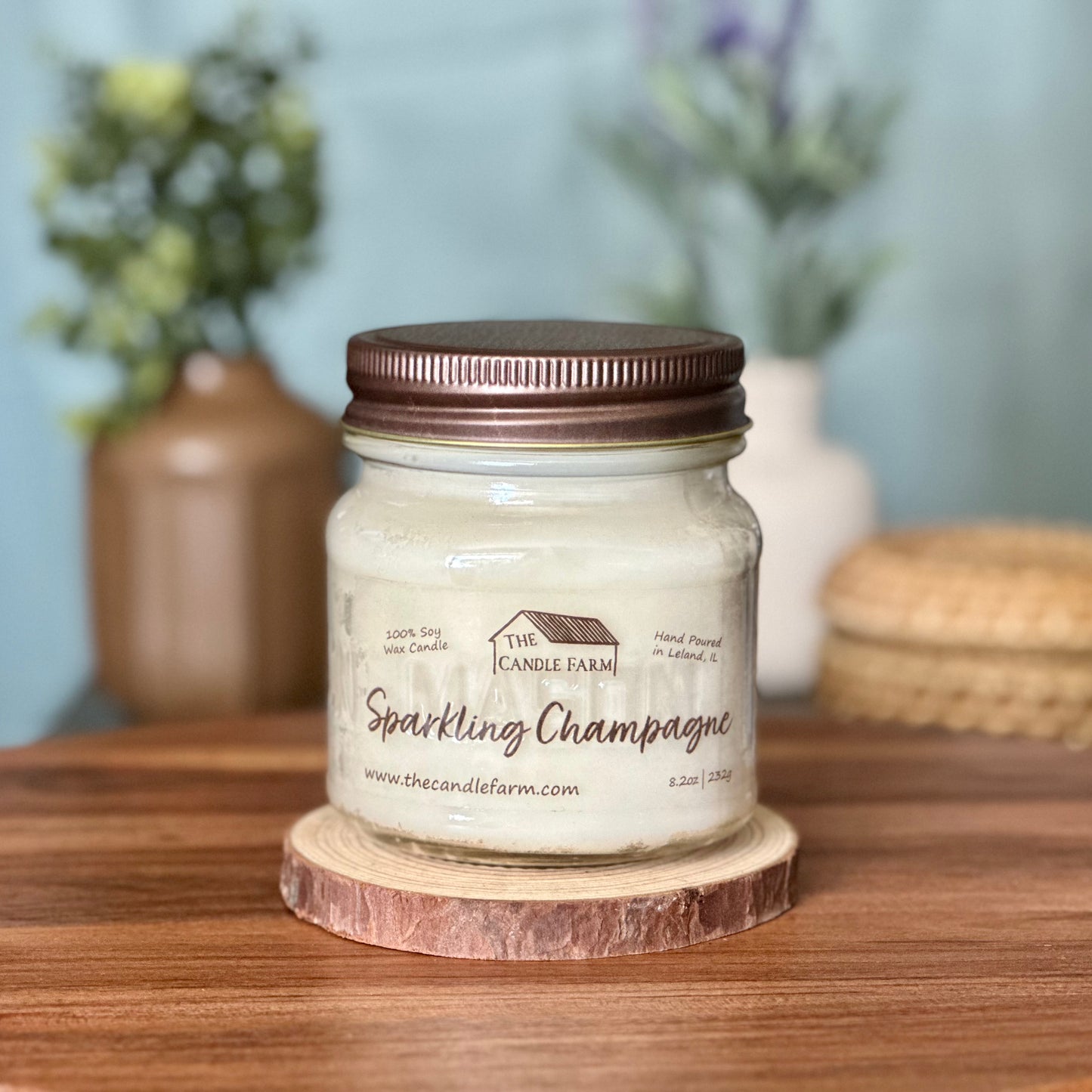 Sparkling Champagne 8 oz candle