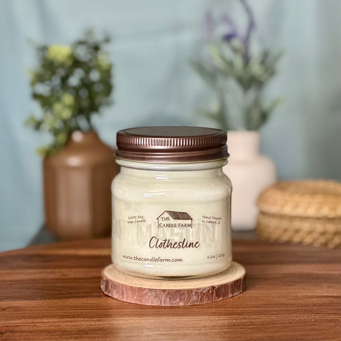 Clothesline 8 oz candle