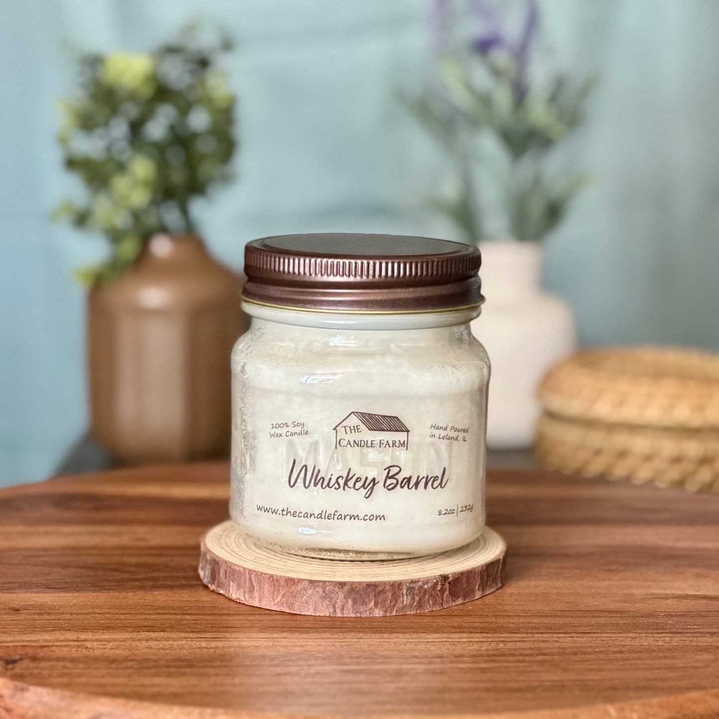 Whiskey Barrel 8 oz candle