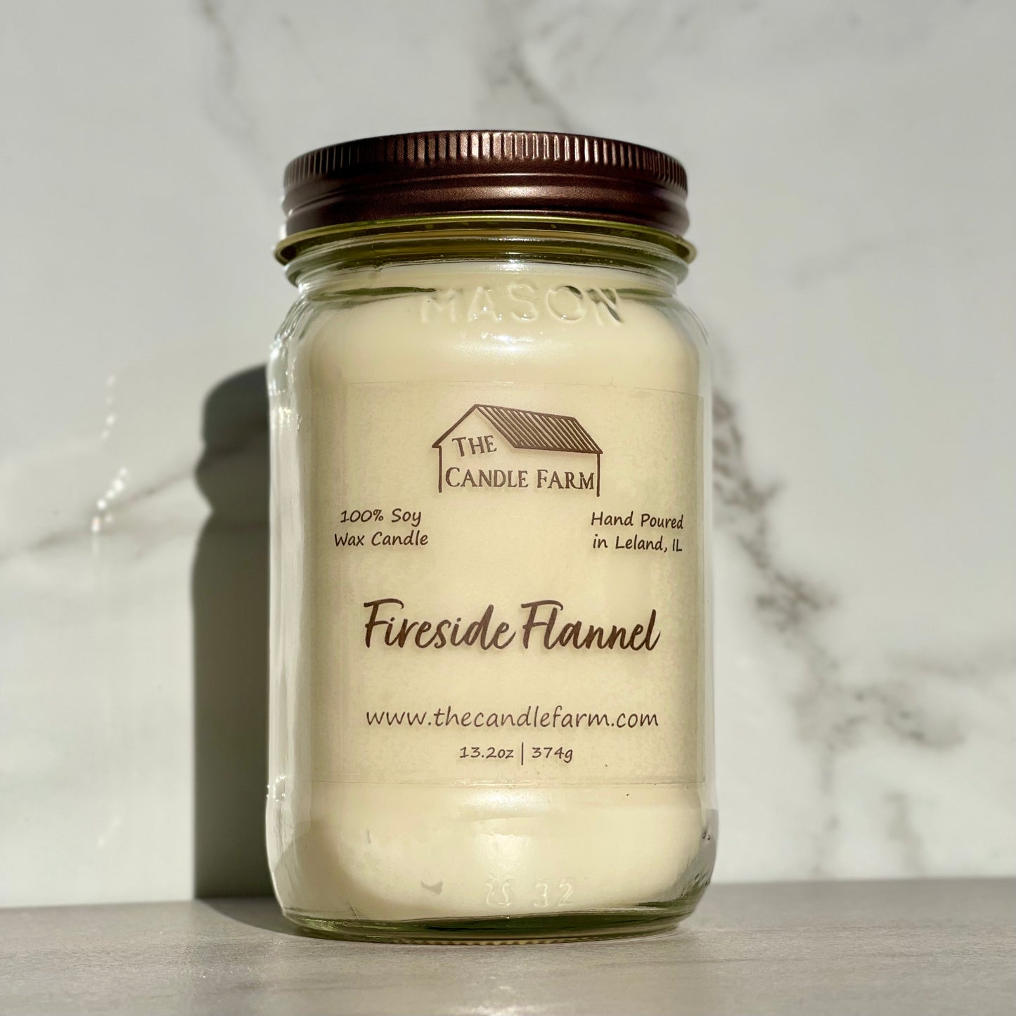 Fireside Flannel 16 oz candle