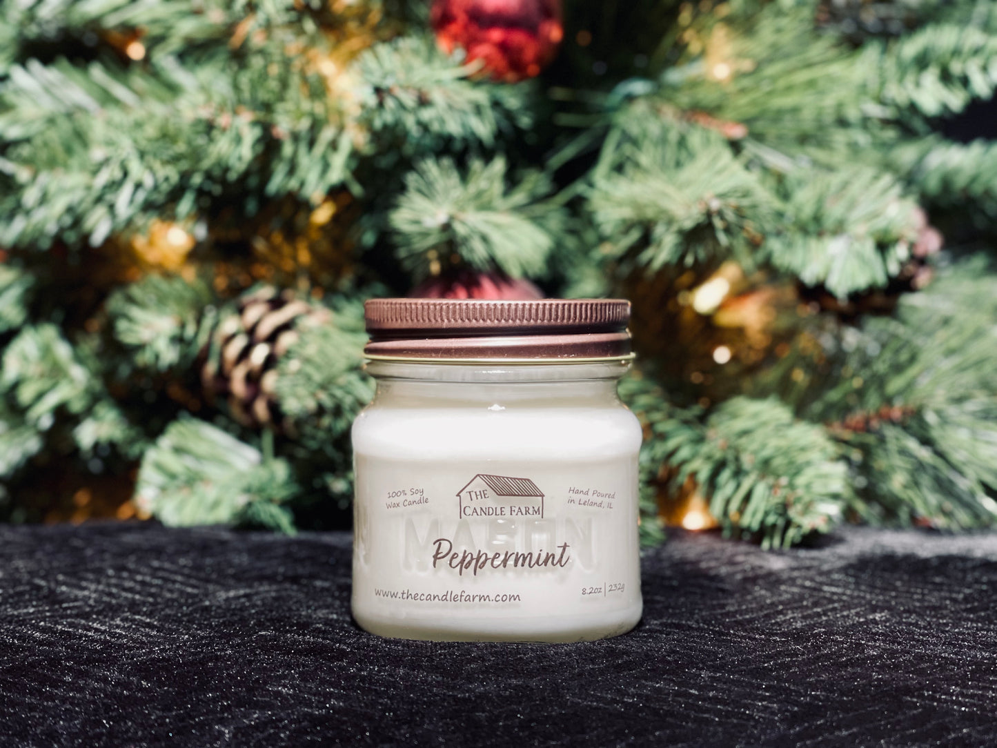 Peppermint 8 oz candle