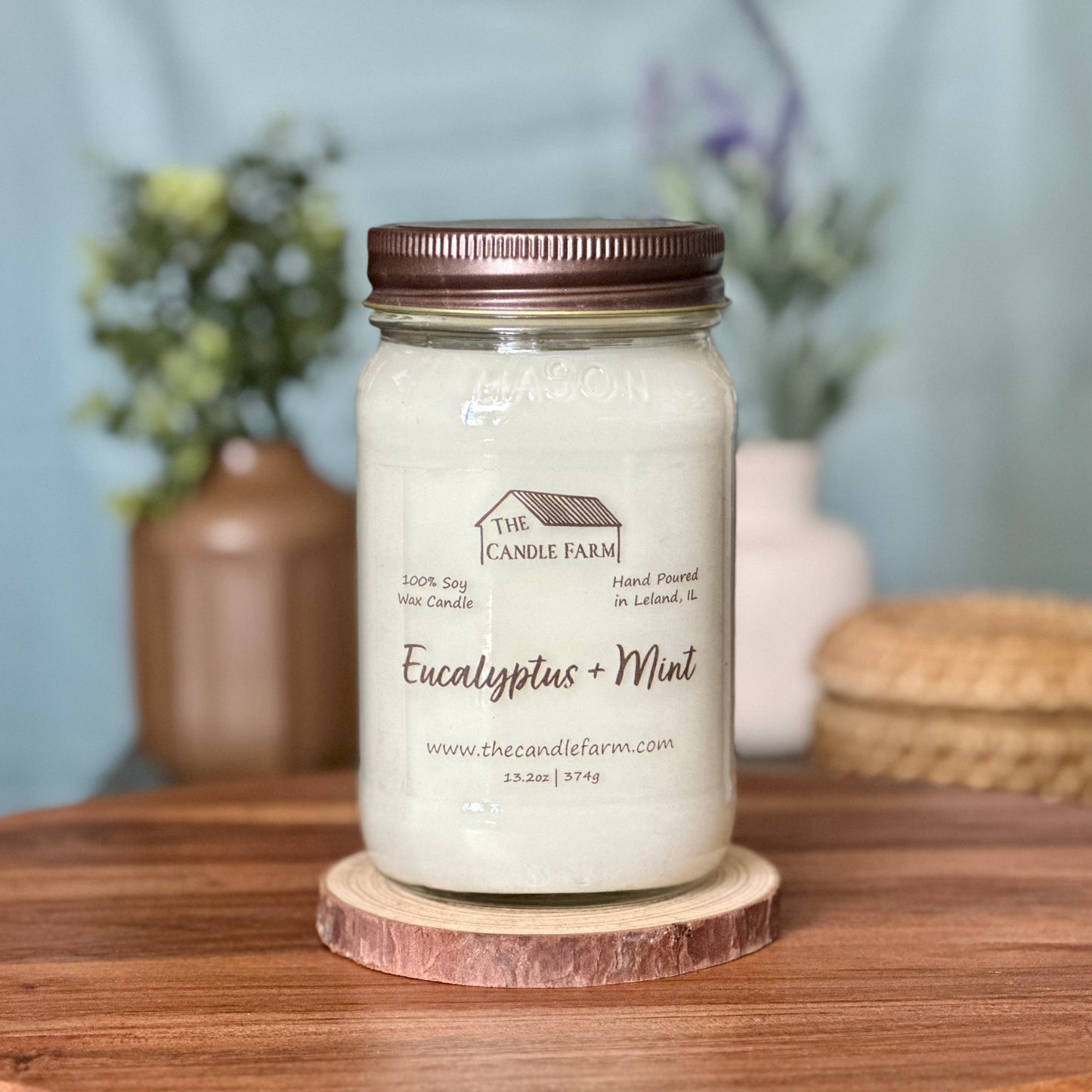 Eucalyptus + Mint 16 oz candle