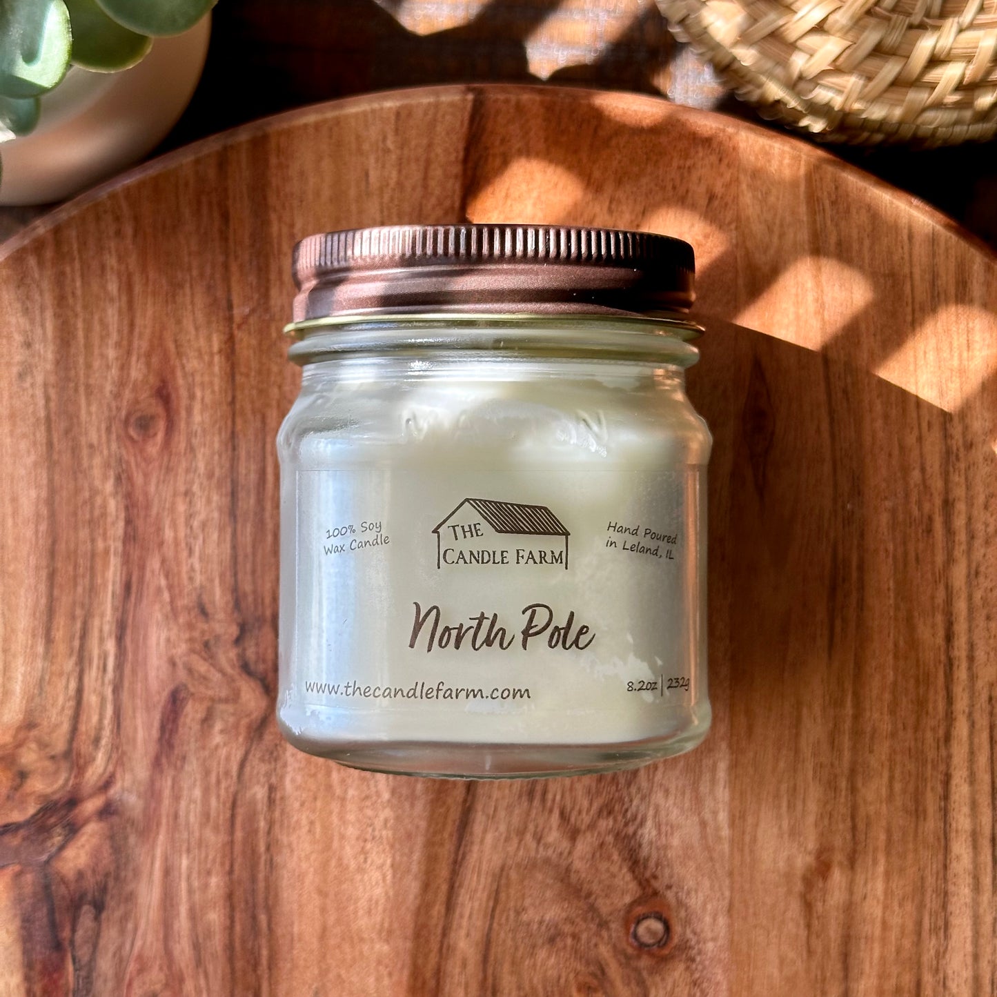 North Pole 8 oz candle