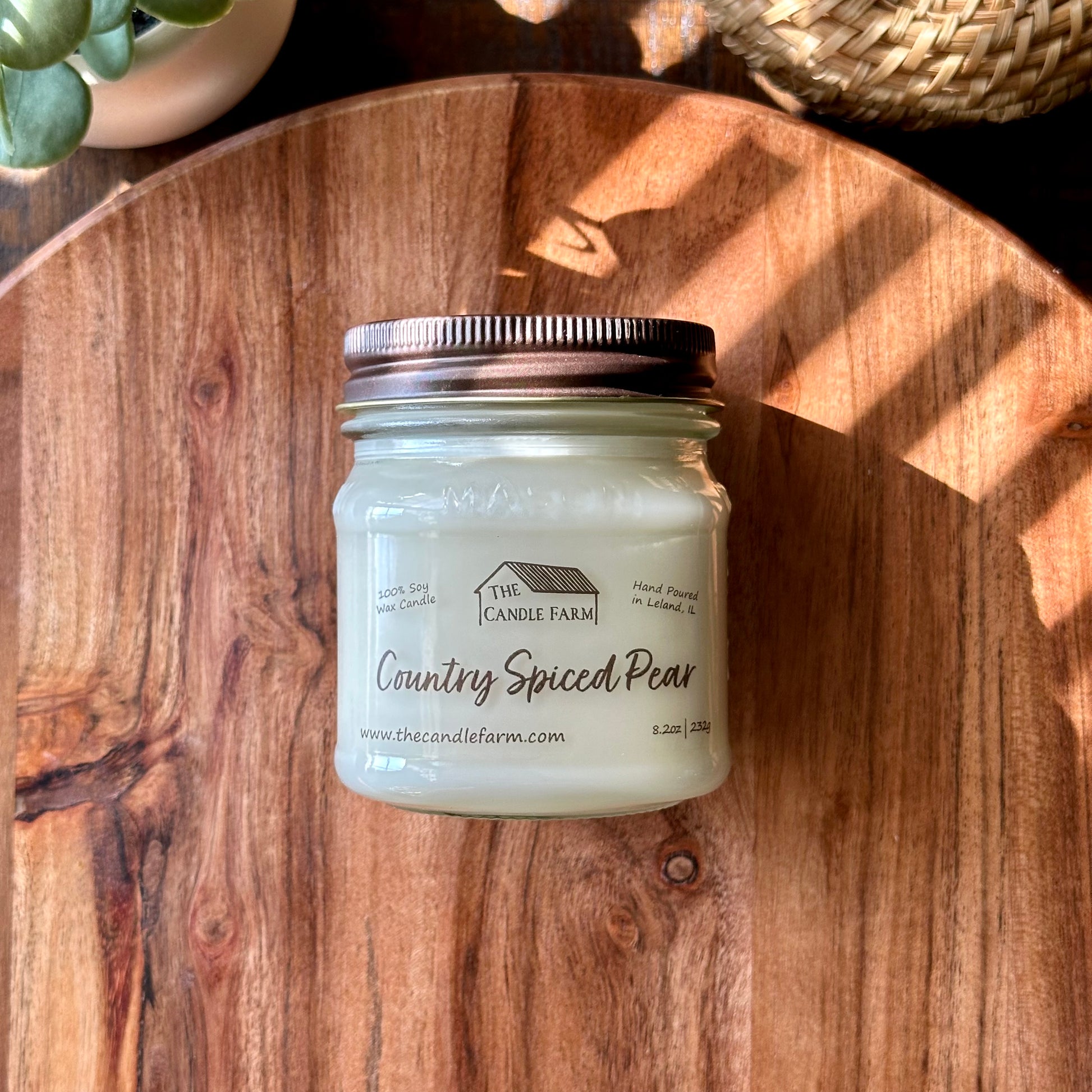 Country Spiced Pear 8 oz candle