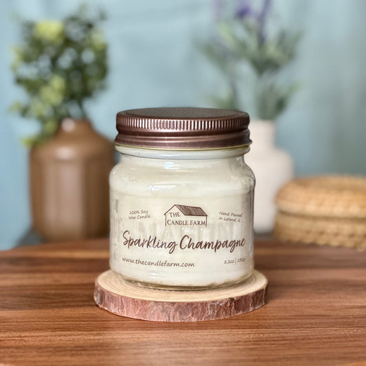 Sparkling Champagne 8 oz candle