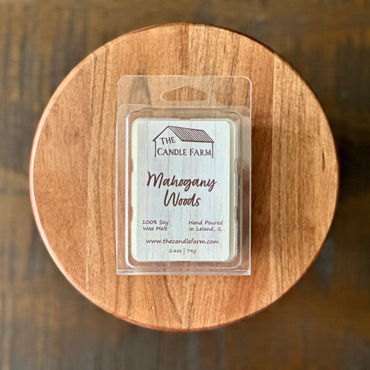 Mahogany Woods wax melt