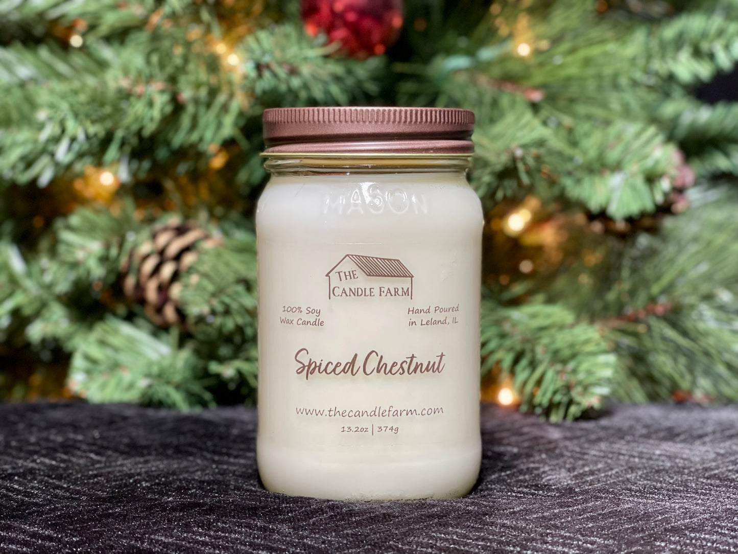 Spiced Chestnut 16 oz candle