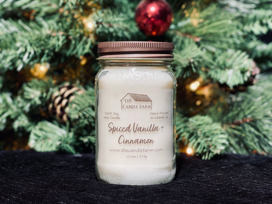 Spiced Vanilla + Cinnamon 16 oz candle