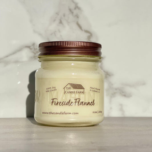 Fireside Flannel 8 oz candle